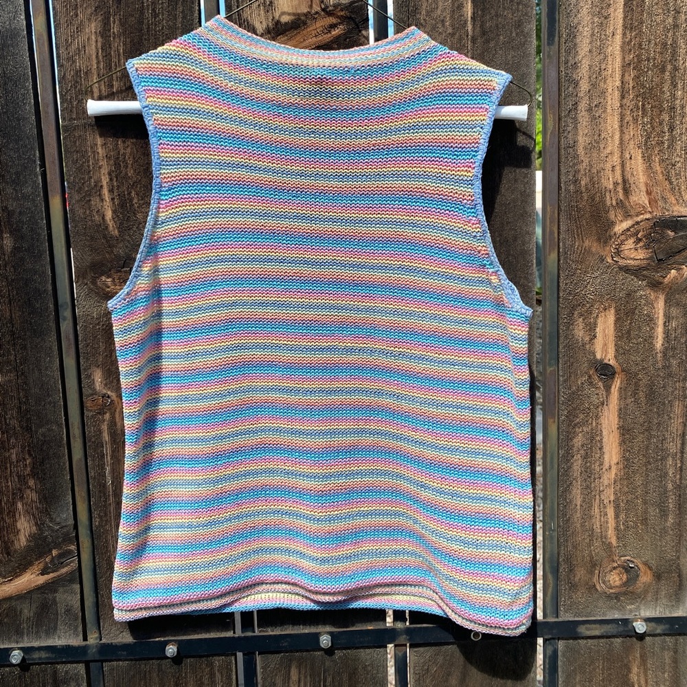 pastel knit top